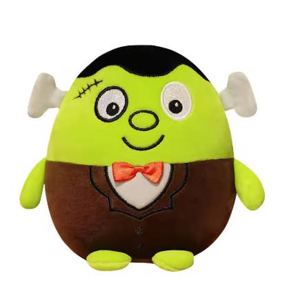 Holiday Farm - Wholesale Stuffed/Plush Toy - Kids & Baby - Funny Plush Halloween Pumpkin Zombie Dolls - Assorted3