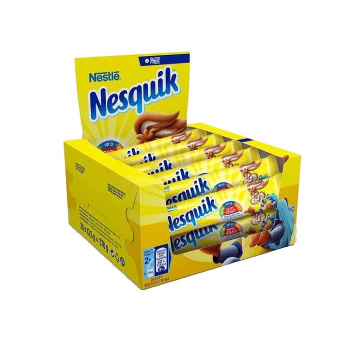 Pops Distro Inc - Wholesale Chocolate Bar - Nesquik Chocolate Wafer Bars (28g) (24ct)