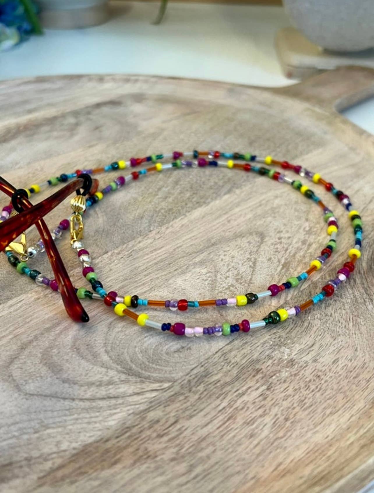 Leanne Bruce Co. - Wholesale Sunglasses/Eyeglasses Strap - Women's - Eyeglass Readers Beaded Chain Lanyards for Sunglasses & Mask1