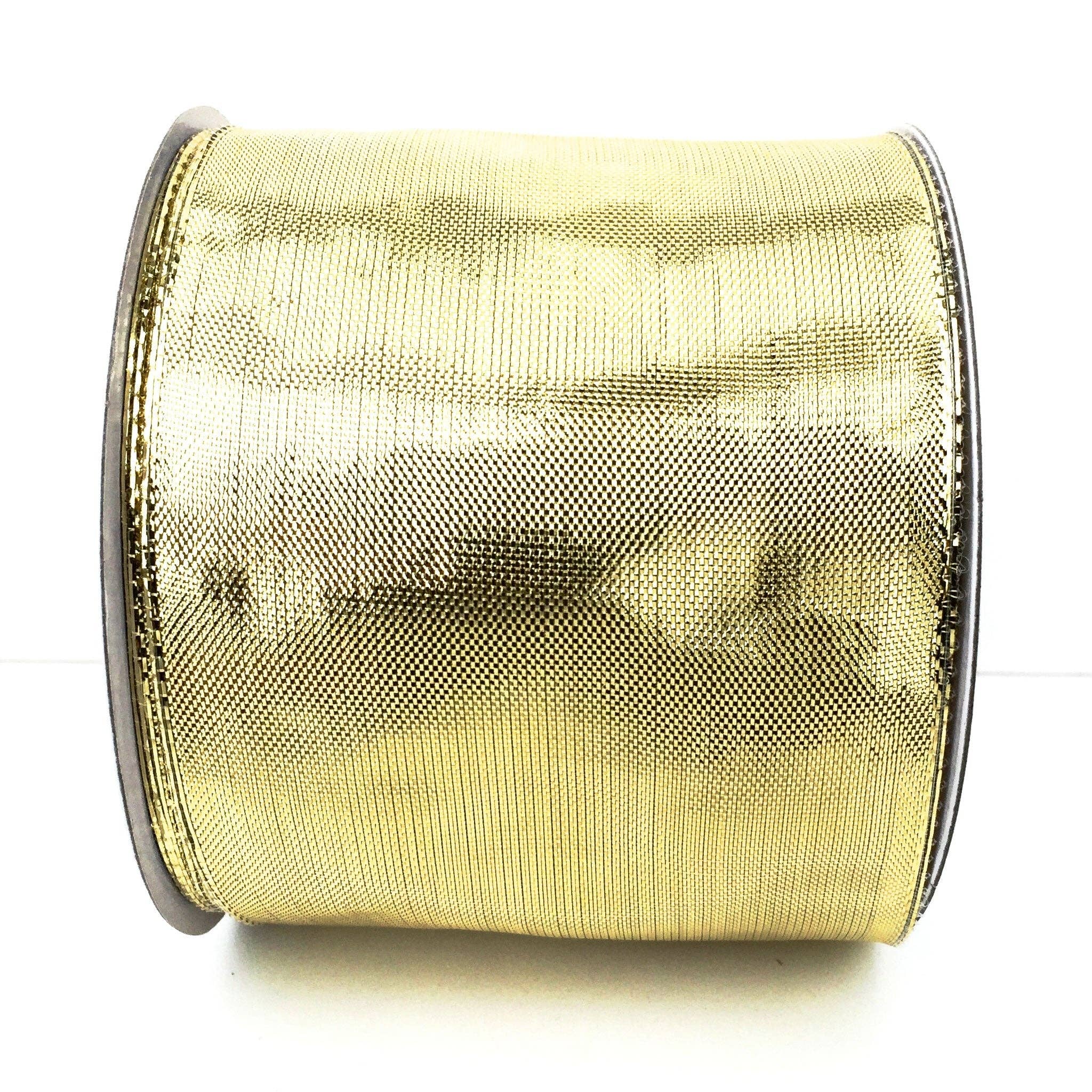 Lee Display - Wholesale Ribbon - Gift Wrapping - Gold Christmas Ribbon5