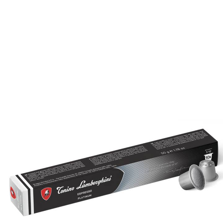 Tonino Lamborghini - Wholesale Coffee pods - Tonino Lamborghini Coffee Capsule – Platinum Blend | Nespresso® Compatible1