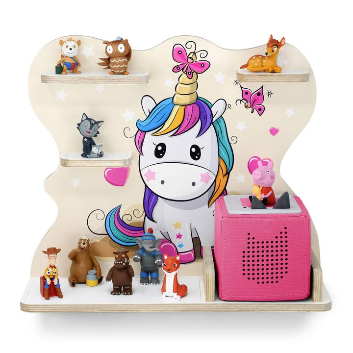 Estantería de madera adecuada para The Toniebox, tamaño mediano, Pony para venta al por mayor de stadtecken