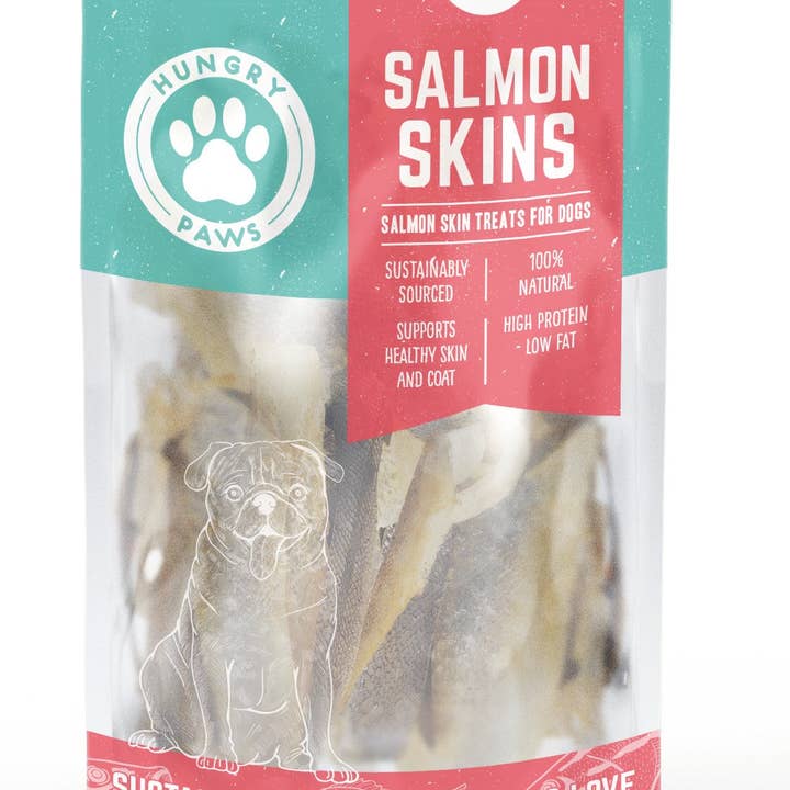 Peau de saumon pour chiens - 5 oz MSC pour la vente par Hungry Paws