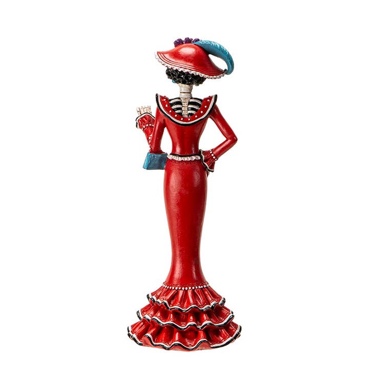 Pacific Trading - Wholesale Decorative Figurine - Day of the Dead Red Catrina3