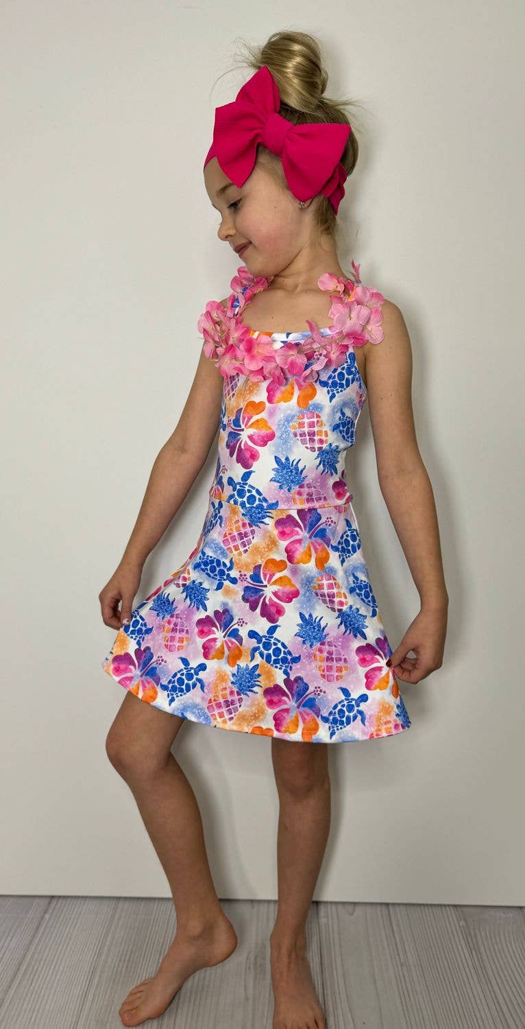 Clover Cottage - Wholesale Athletic Dress - Kids - Aloha Athletic Girls Dress8
