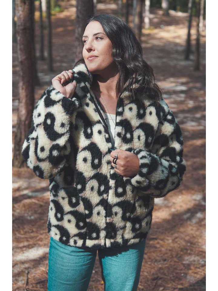 We Are Wovens - Venta al por mayor Chaqueta - Mujer - Abrigo de lana - Yin Yang - adultos