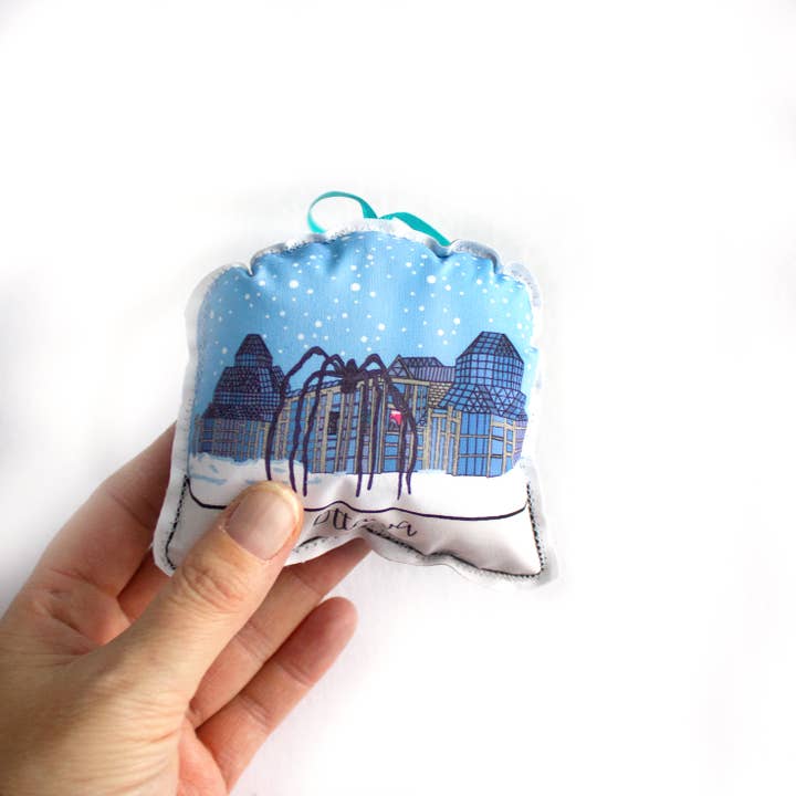 Creationzbycatherine Catherine - Wholesale Ornament - Ottawa National art gallery snow globe ornament