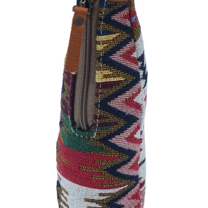 Hopofly Bags – wholesale Beer/wine caddy – Upcycled Canvas & Leather Azo Beer Pint Holder