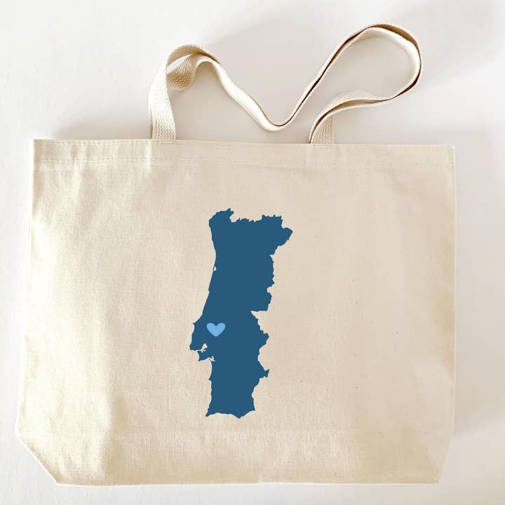 Personalized Portugal Tote Bag: Wedding Welcome Gift for wholesale by MEGranger Totes