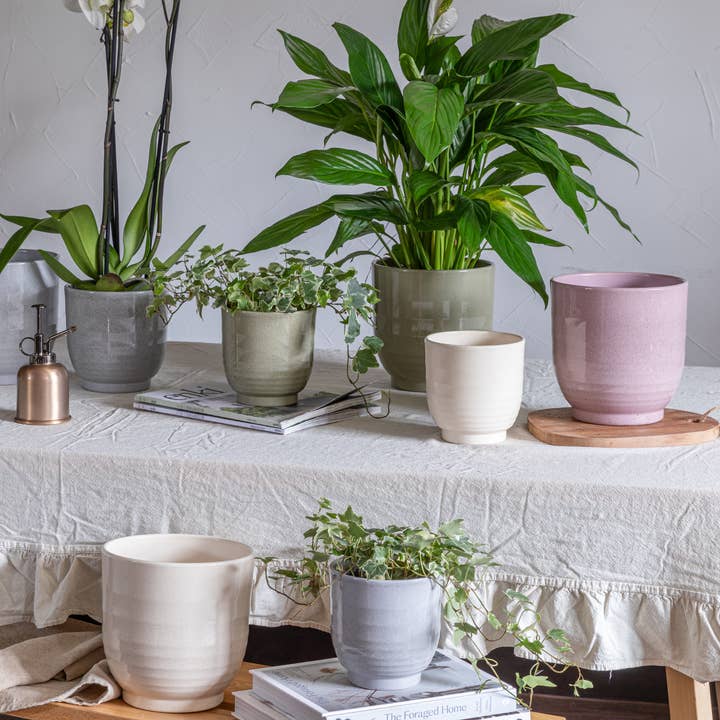 Ivyline – wholesale Indoor pot – Sofia Granite Planter H14cm D14cm12