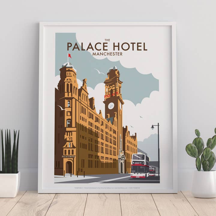 Palace Hotel av konstnären Dave Thompson - 11 x 14 ”Konsttryck för wholesale av Star Editions
