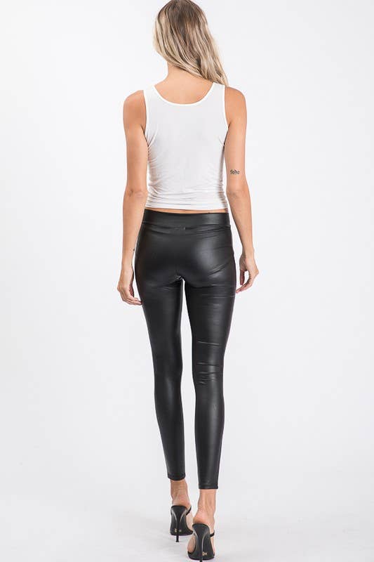 HEIMISH - Wholesale Fashion Leggings - Women's - SP1061-10  FAUX LEATHER SLIM FIT LEGGINGS7