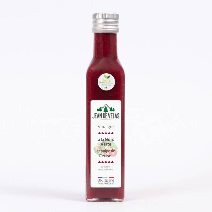 Green Walnut Vinegar and Cherry Pulp for wholesale by JEAN DE VELAS