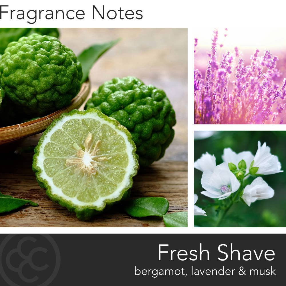 MVP Group International INC - Wholesale Jar/Filled Candle - Manly Indulgence Classic Fresh Shave, 16.5 oz1