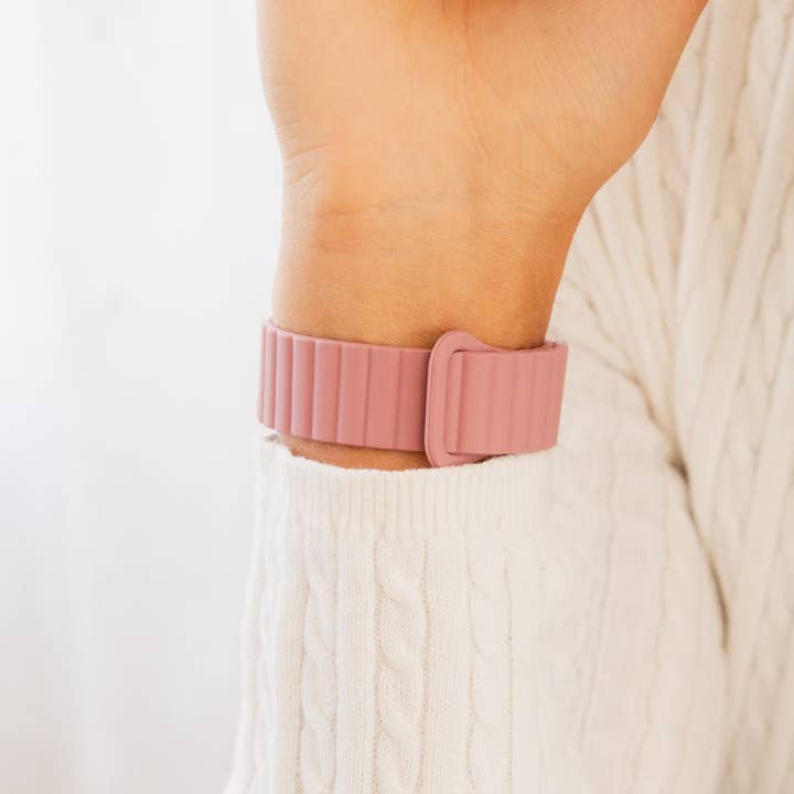 Shop Andi - Wholesale Watch Band/Strap - Women's - Deep Rose Magnetic Loop Watch Band4