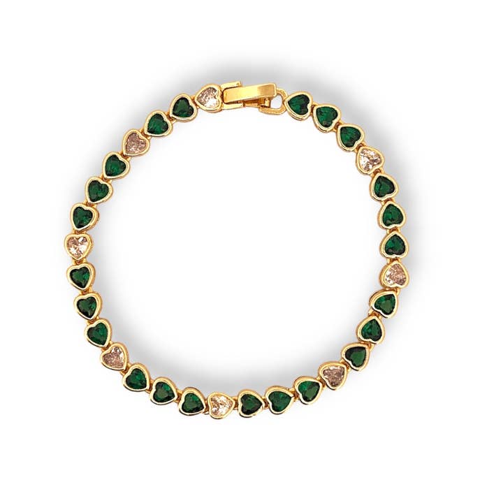 E ACCESORIES JEWERLY - Wholesale Tennis Bracelet - Heart Tennis Color Bracelets7