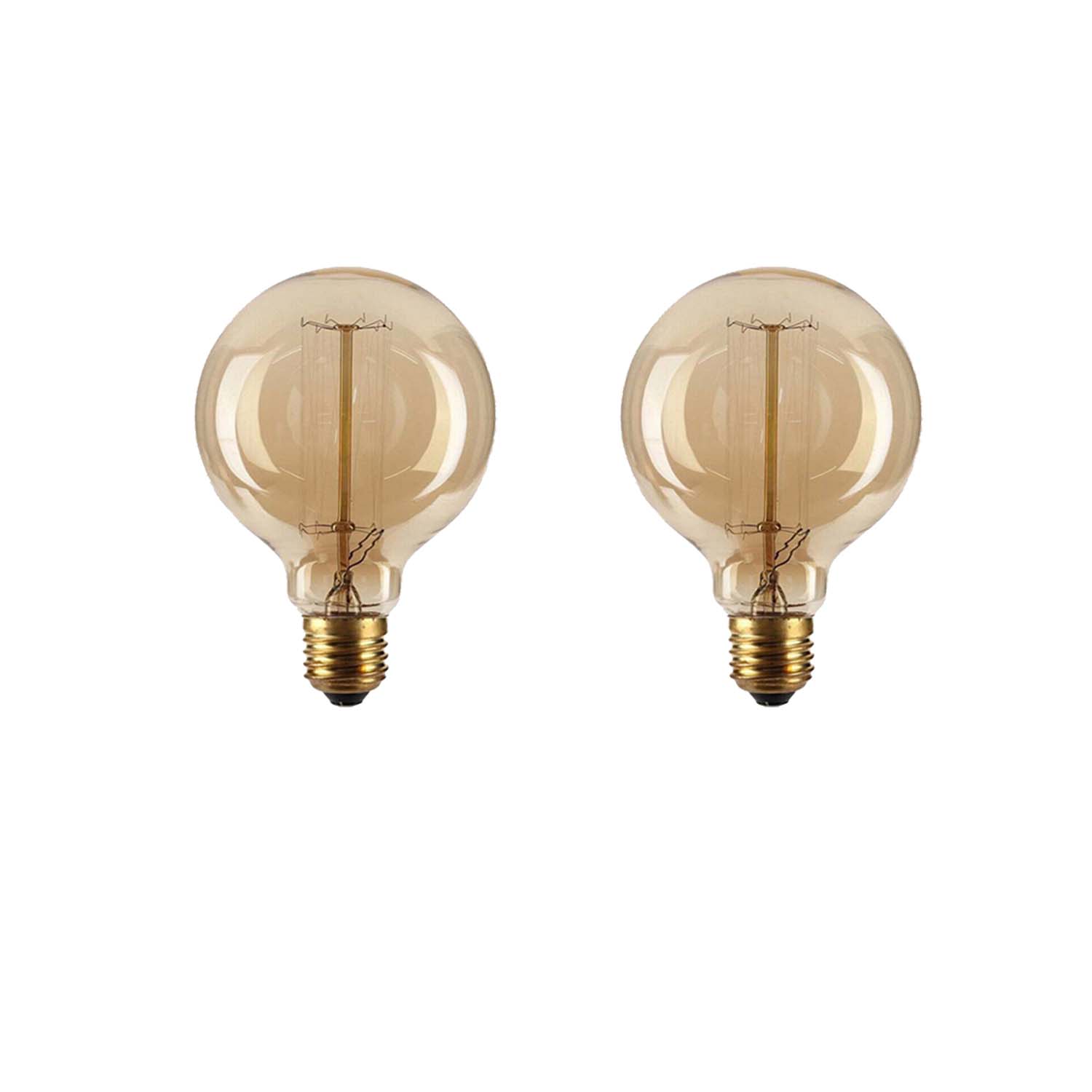 Ledsone – Engroshandel Pære – 2-pak E27, B22, E14 LED Edison Dæmpbar Vintage Amber Glas Varm hvid 2700K Pærer~408614