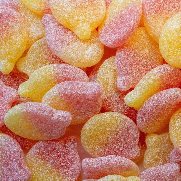 Fizzy Peaches 6.6lbs for wholesale by Sweetish- Swedish Candy Wholesale