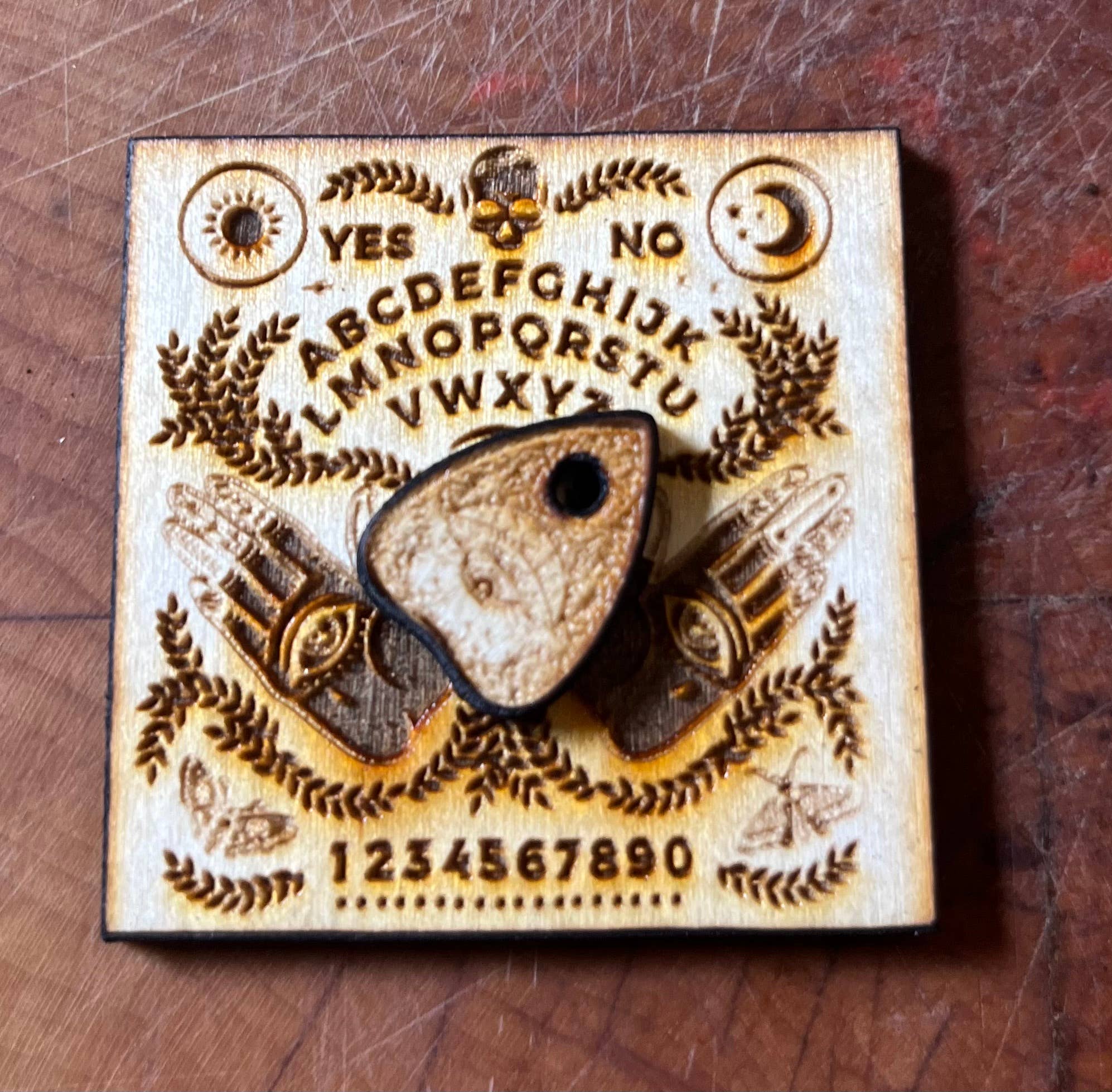 The Chaotic Good (previously The Great Cosmic Trust) - Wholesale Spirit Board - smallest ouija board in a box