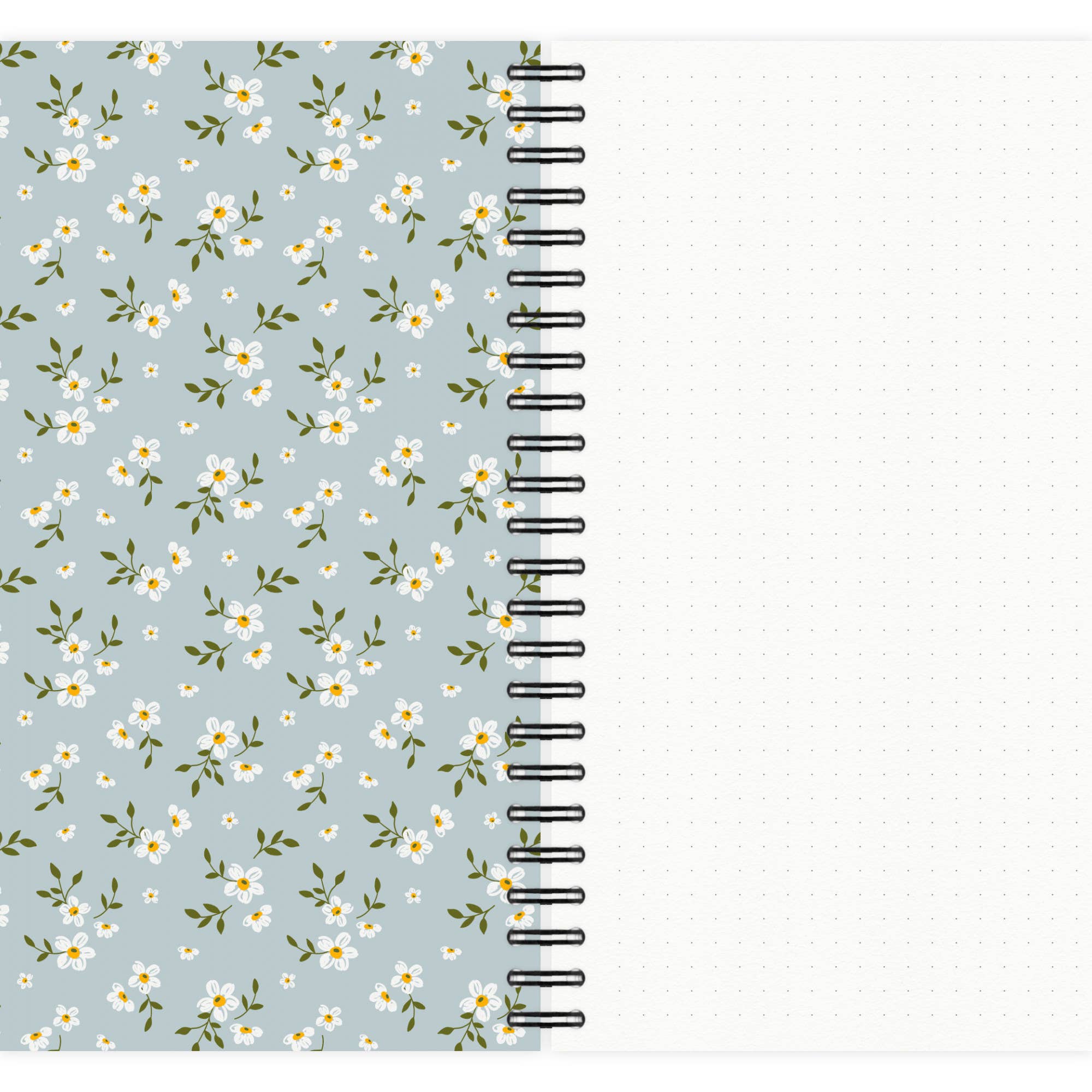 etmamu - Wholesale Notebook - Boho Floral Pattern No.4 A5 Notepad3