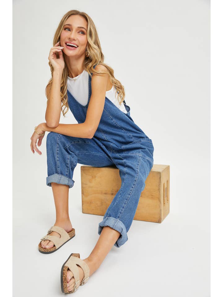 Sweet Lovely by Jen - Wholesale Jumpsuit - Women's - BESTSELLER ONE-AND-DONE DENIM JUMPSUIT18