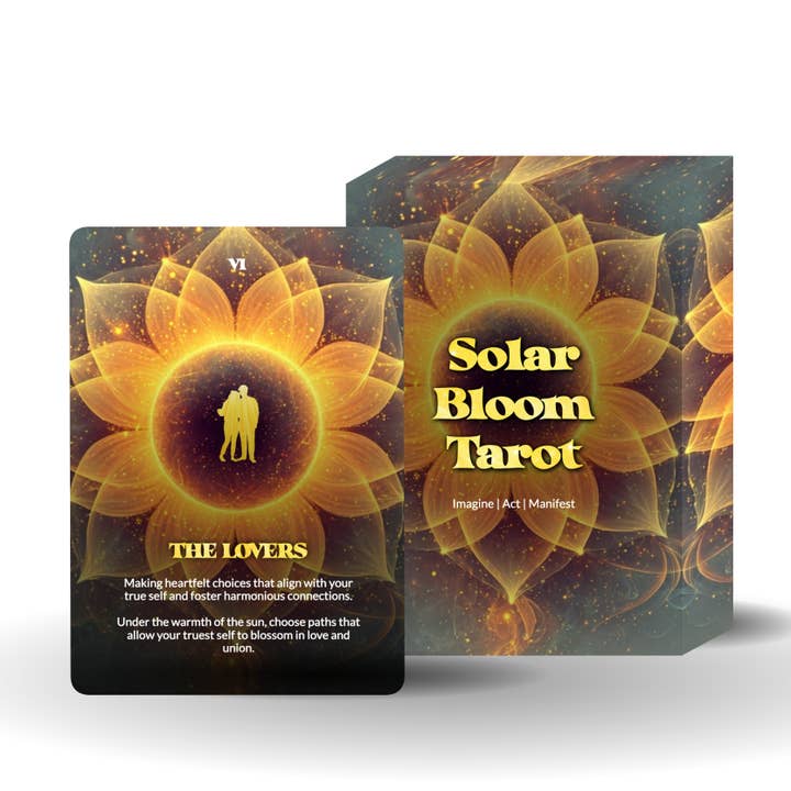Tarot Solar Bloom - 78 cartas por atacado de IBIZA TAROT