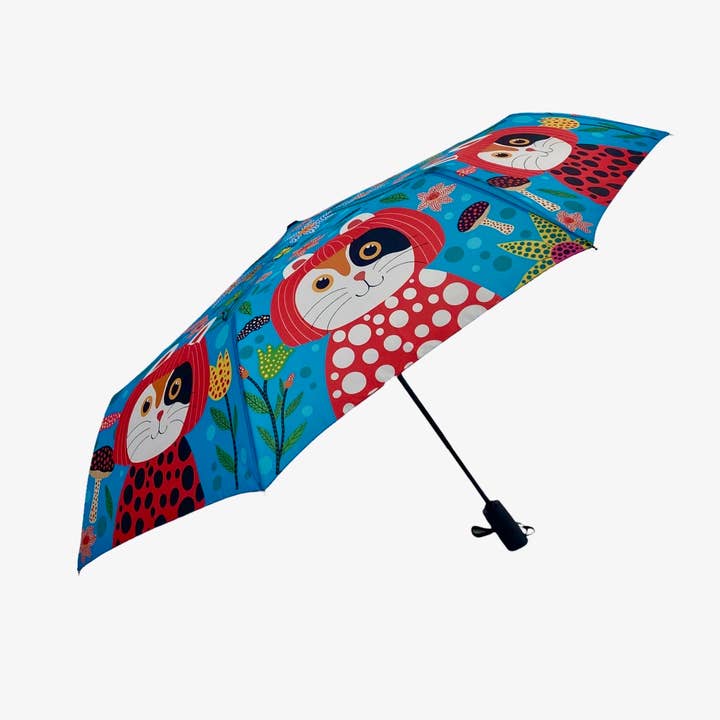Naked Decor - Wholesale Umbrella - Women's - Museum Collection- Yayoi Kusameow Kitty Cat Umbrella1