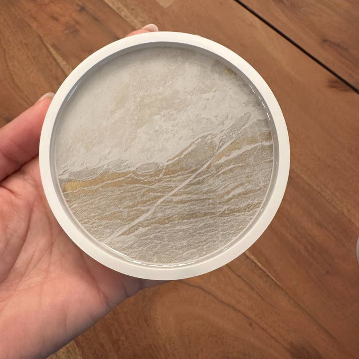 Handgjord 4-delad underläggssats-Sterling för wholesale av Lovage Root