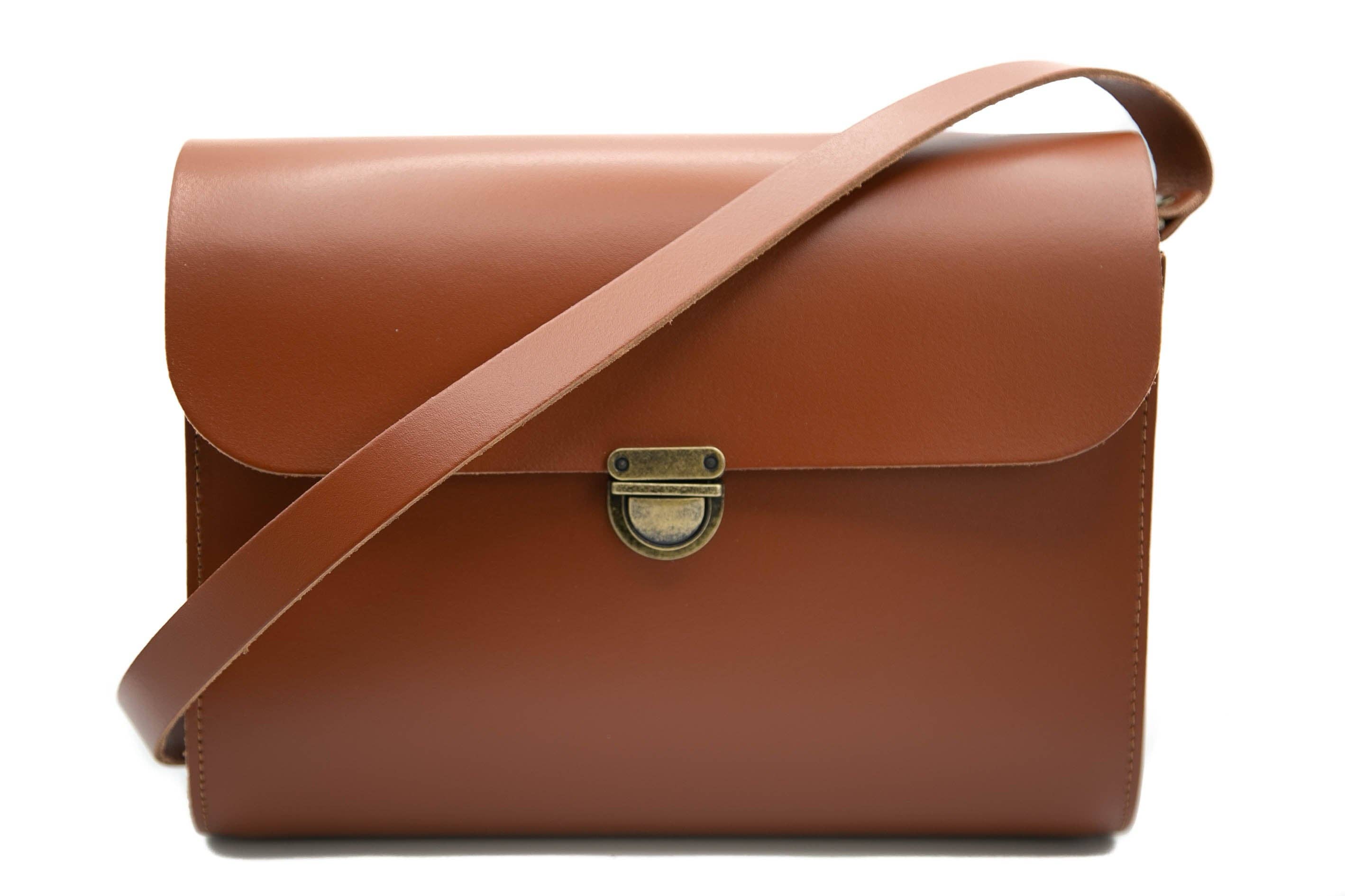 Tan Leather Satchel - Leilani for wholesale on Faire5