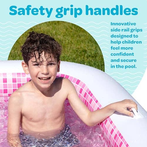 Top Rated Brands - Wholesale Inflatables - Inflatable Pool 90"x60"x19" Playful Pink3