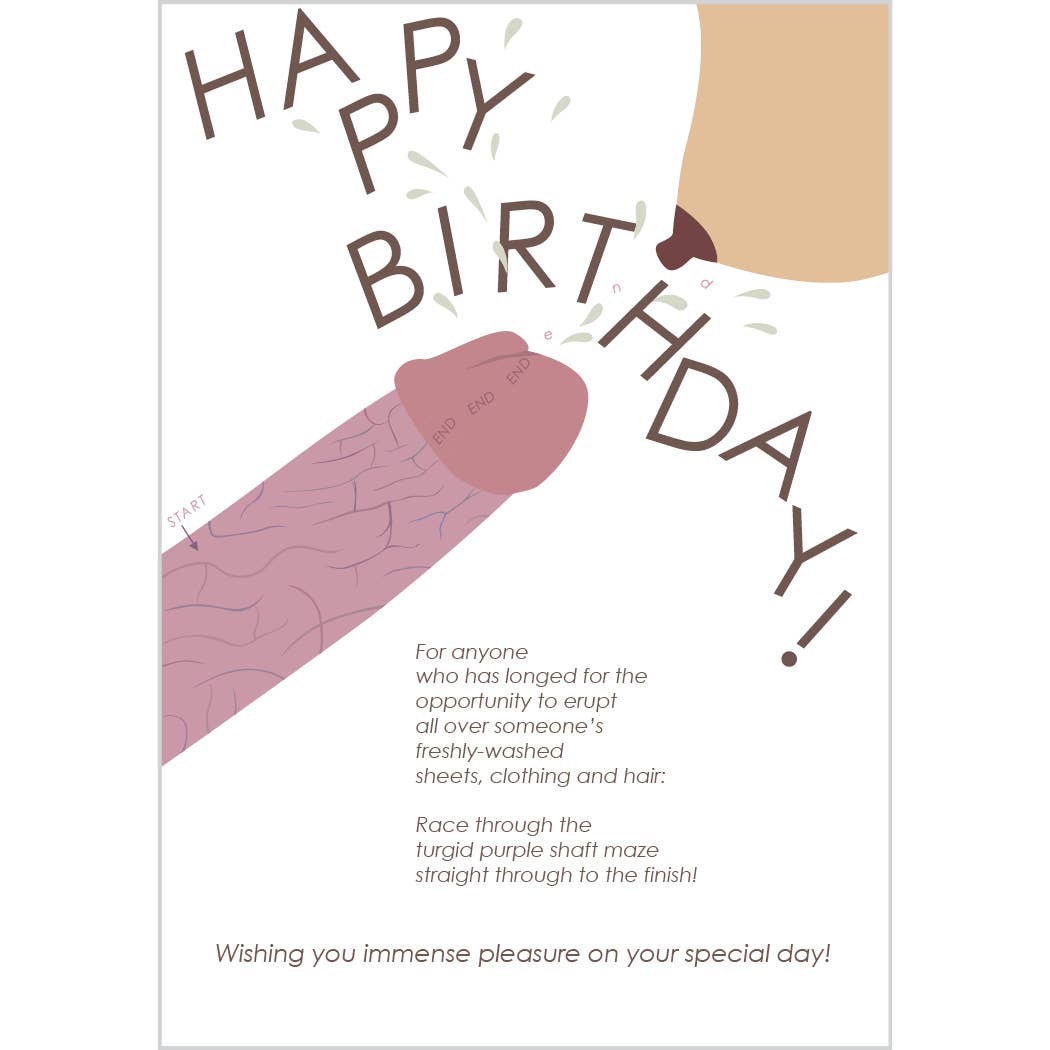 Fomato - Wholesale Birthday Card - Penises Birthday Card3