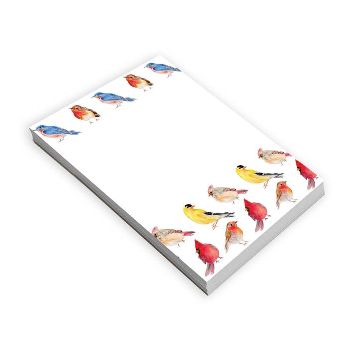 Memo Pad - Songbird Pattern for wholesale by GINA B DESIGNS