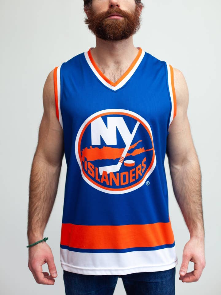 New York Islanders Hockey Tank for wholesale by Bench Clearers