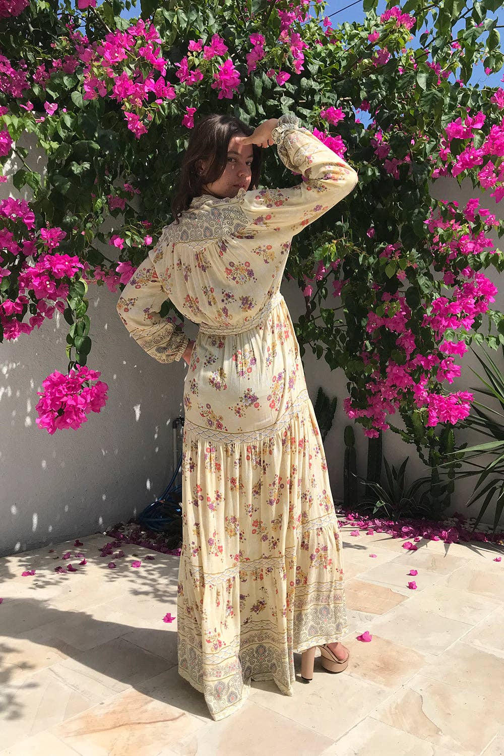 Vanille Robe Maxi Alannah - Vanille en vente sur Faire1