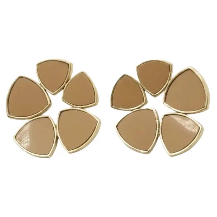Flor Batres Earrings Limited Edition Brown for wholesale by ACUS