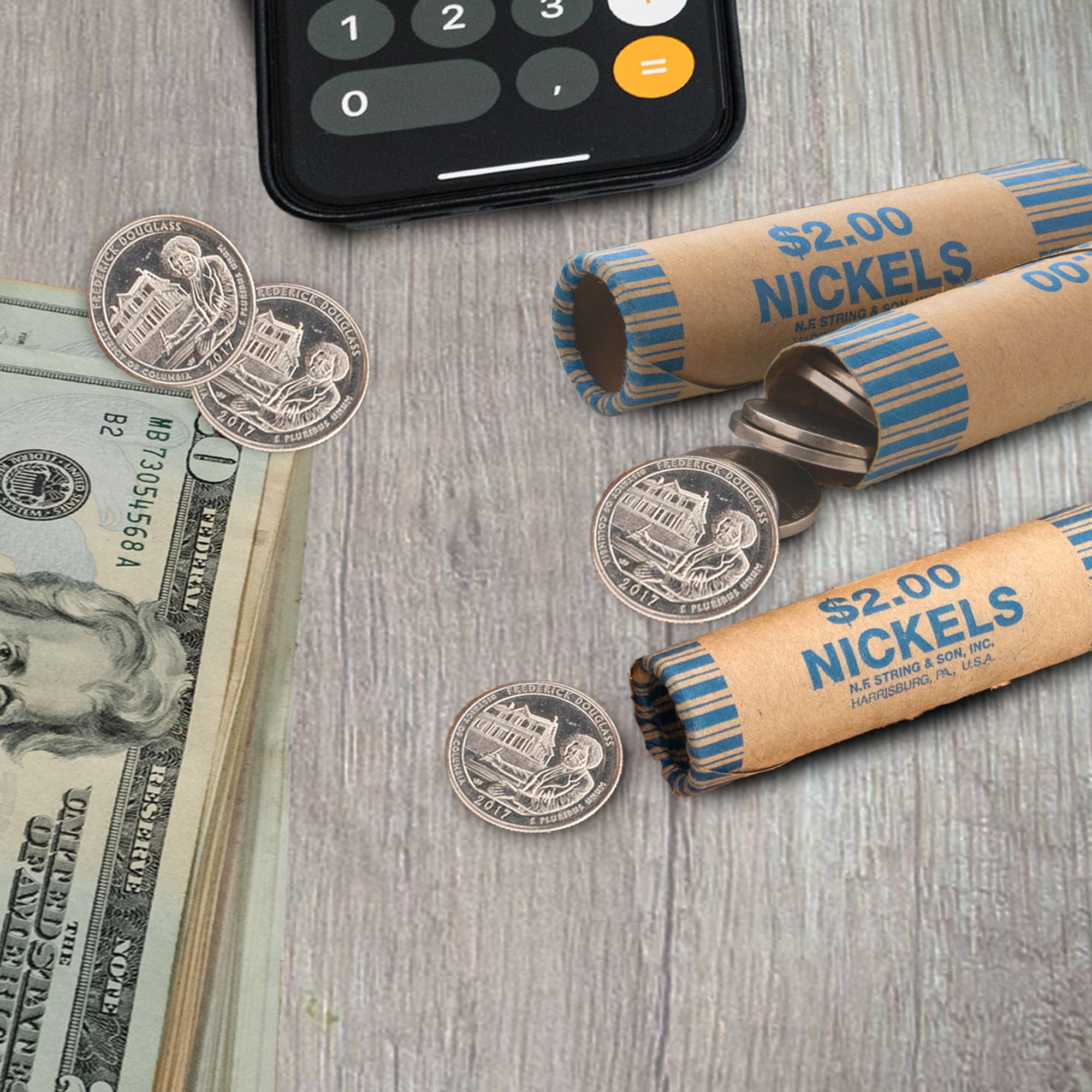 BAZIC Products - Wholesale Craft Supplies - Nickel Coin Wrappers (36/Pack)5