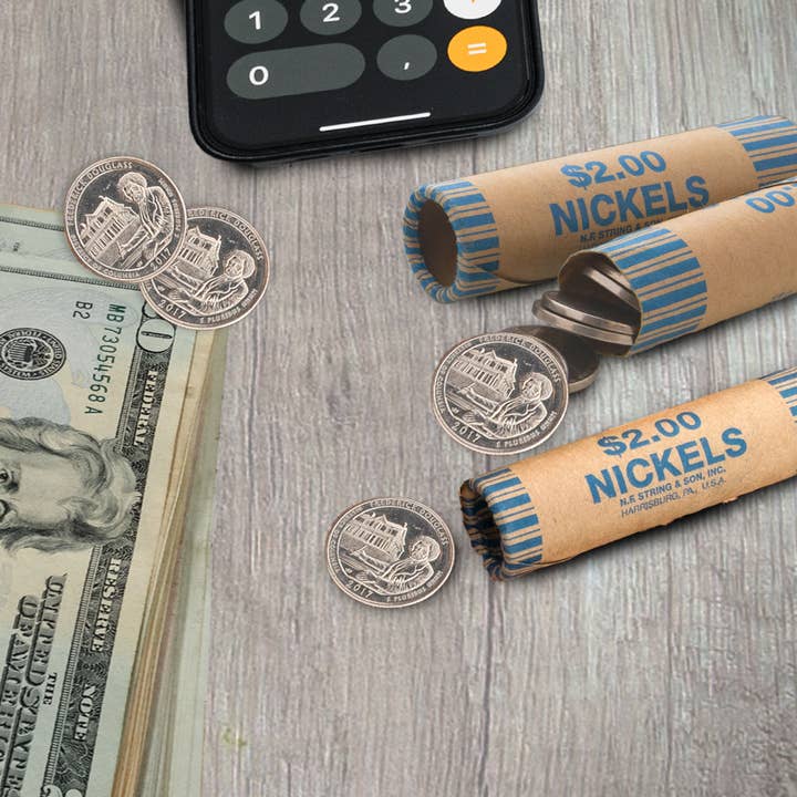 BAZIC Products - Wholesale Craft Supplies - Nickel Coin Wrappers (36/Pack)5