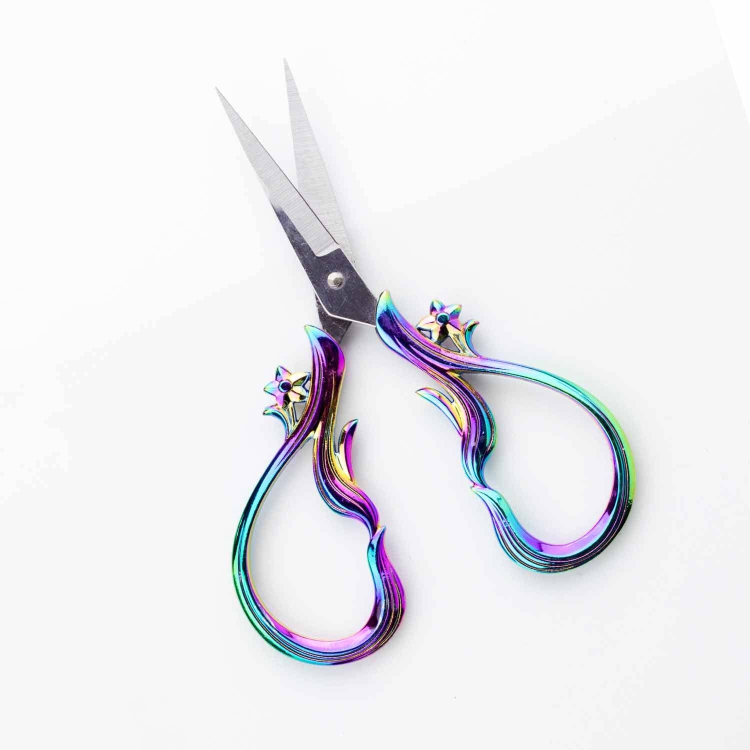 Twice Sheared Sheep - Wholesale Scissors - Star Dust Rainbow Embroidery Scissors4