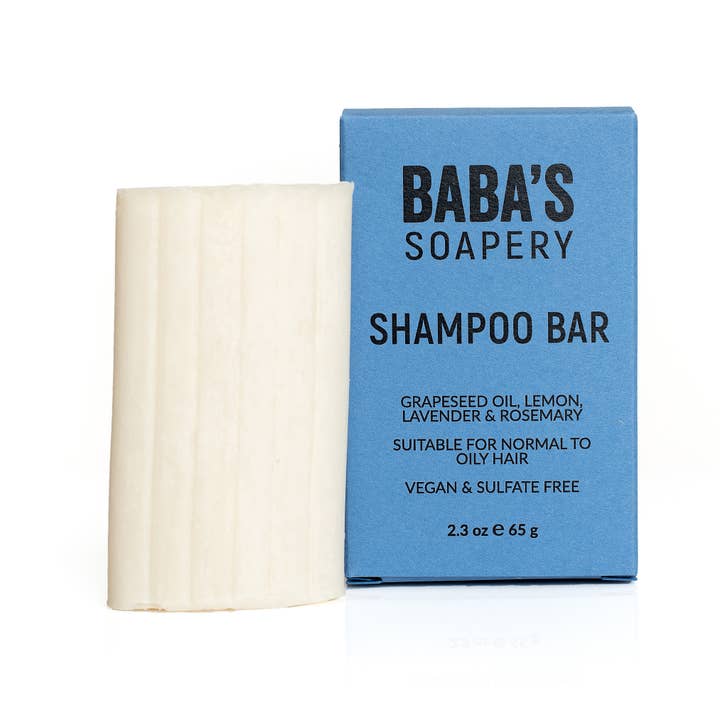 Baba's Soapery - Wholesale Shampoo Puck/Solid Shampoo - Shampoo Bar With Grapeseed Oil - for Normal to Oily Hair