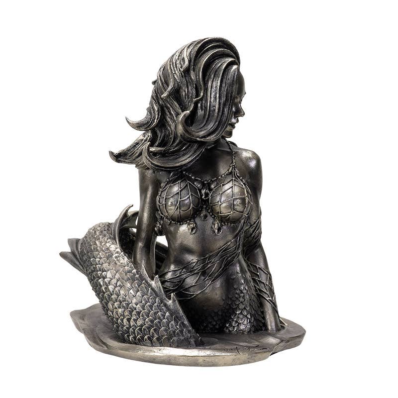 Pacific Trading – wholesale Decorative figurine – Silver Mermaid Siren2