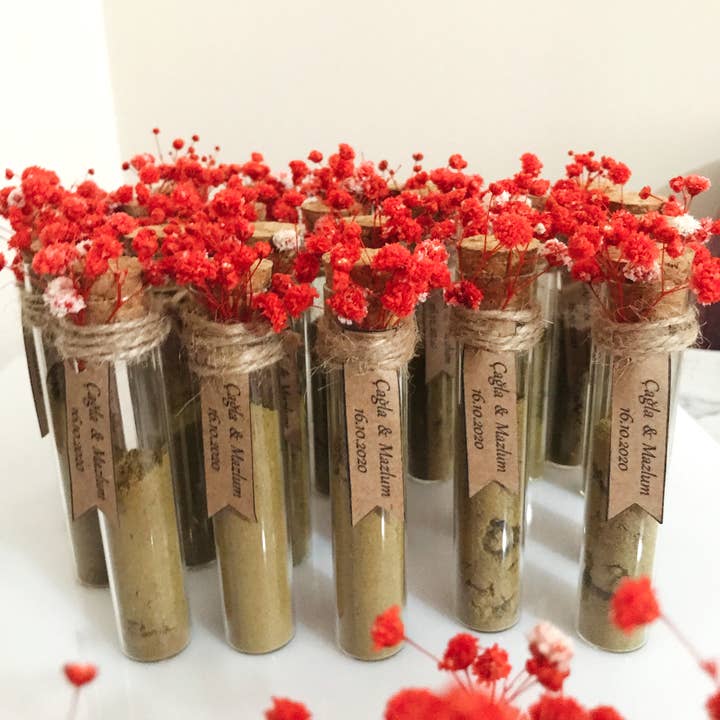 Uniq Favors - Wholesale Party gift - Henna Night Guest Favors, Powder Henna in Glass, Muslim Gift6