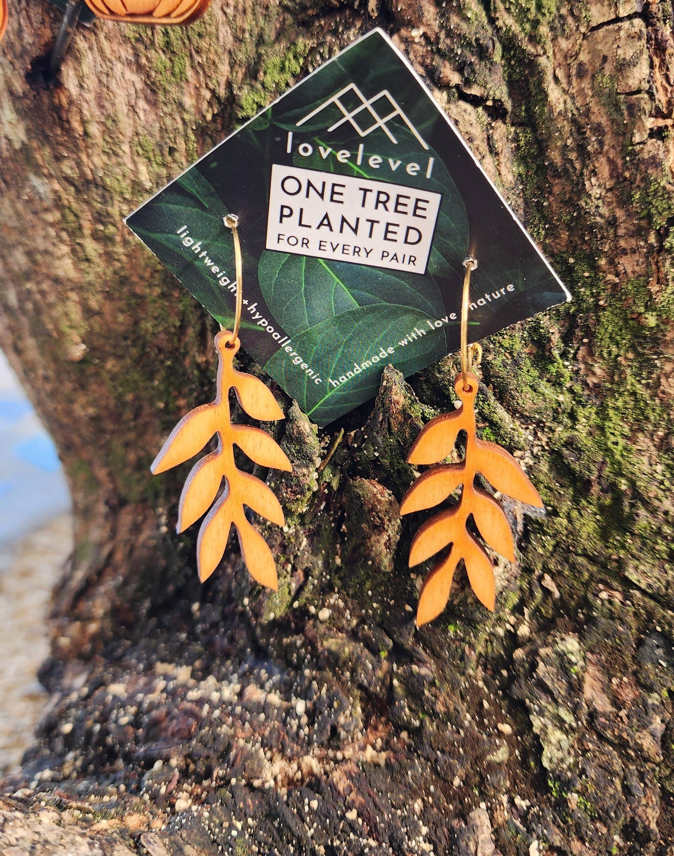 lovelevel - Wholesale Dangle Earrings - Hawaii Wood Earrings | MAILE3
