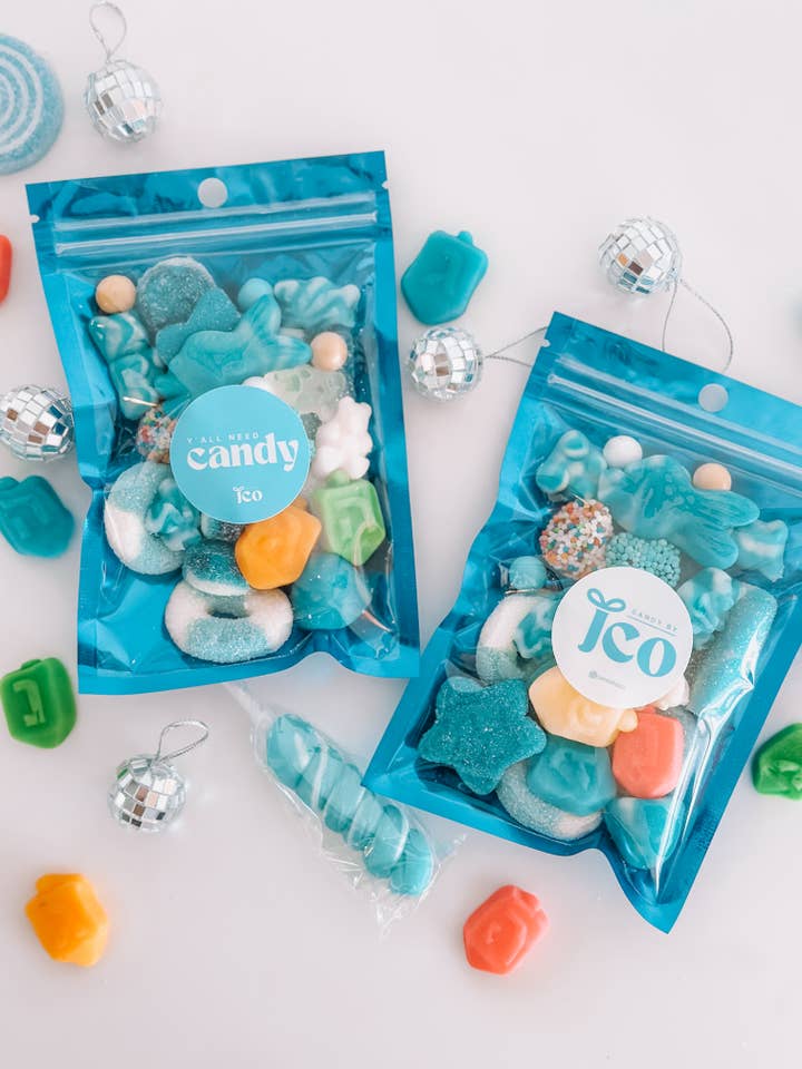 Pack de fête Hanukkah {pochette à fermeture éclair pour bonbons} pour la vente par Candy by J.Co