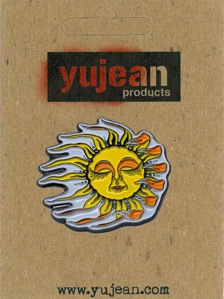 Sleeping Sun Enamel Pin - E1173 for wholesale by Yujean