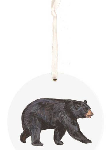 Bear ornament, hiker gift, Christmas decoration for wholesale by Faith and Franklin