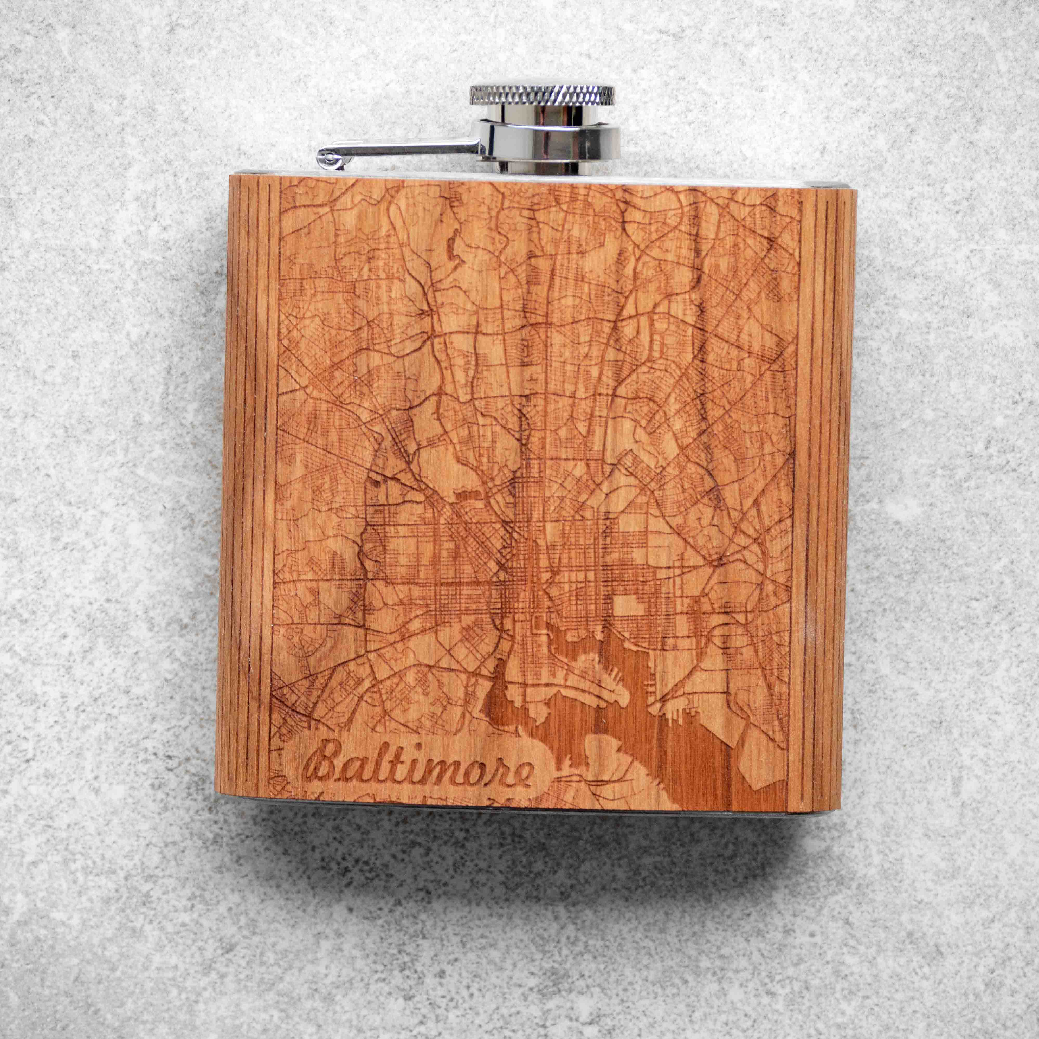 Autumn Woods Collective - Wholesale Flask - Handmade Flask | City Map4