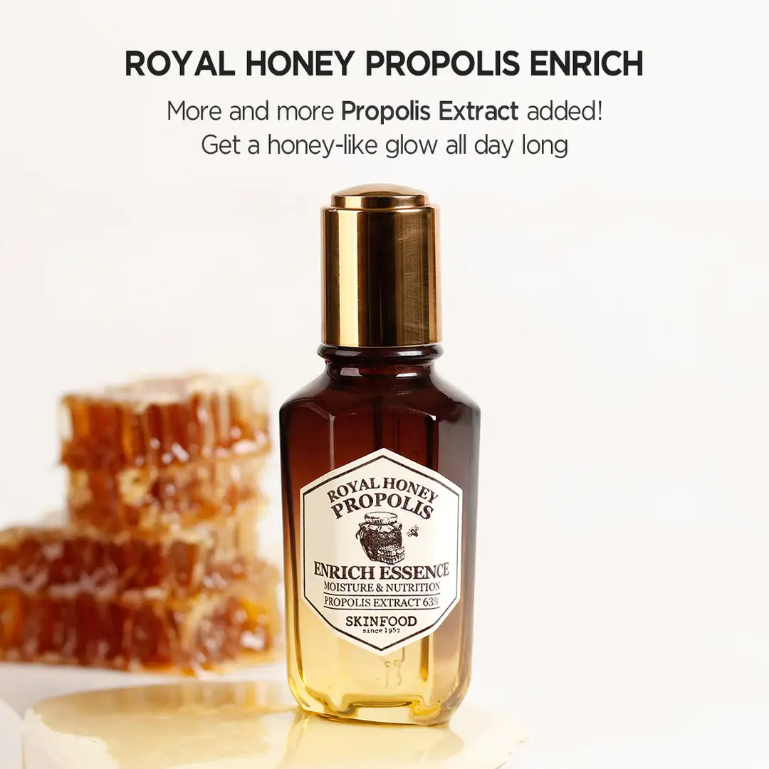 Kosmic - Kbeauty Skincare - Wholesale Facial Serum/Concentrate - [Skinfood] Royal Honey Propolis Enrich Essence, 50ml2