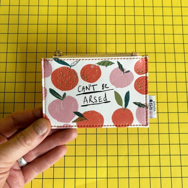 House of Disaster - Wholesale Coin Purse - Women's - Small Talk 'Can't Be Arsed' Zip Purse0