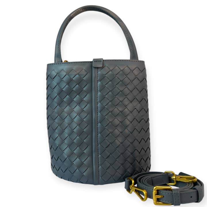 Grå vævet taske for engroshandel hos A Touch of Style LLC