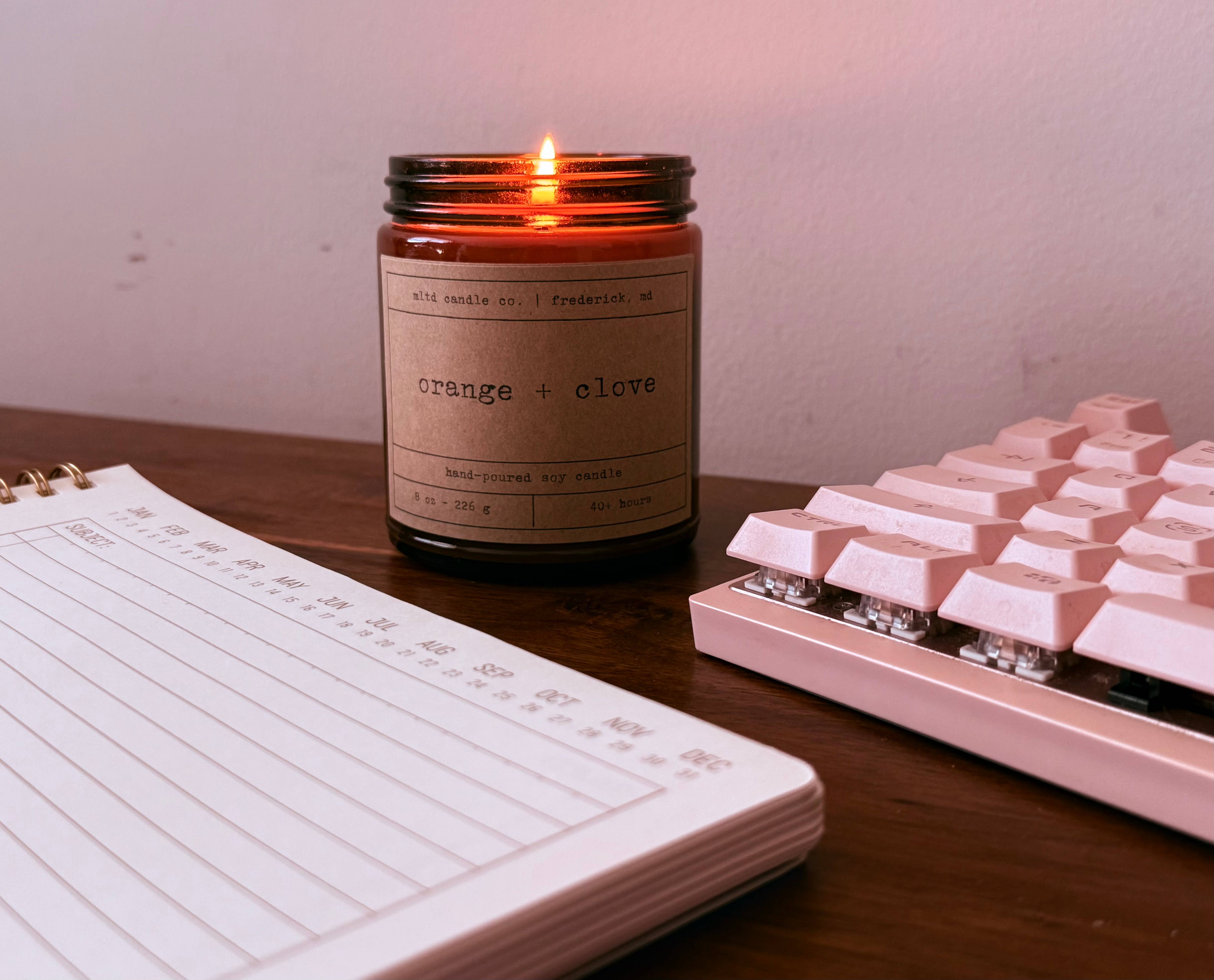 MLTD Candle Co. – wholesale Jar/filled candle – Butterscotch Brûlée Soy Candle7